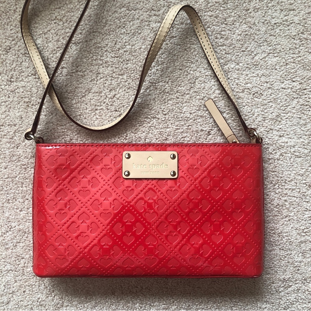 Kate Spade Red Patent Crossbody